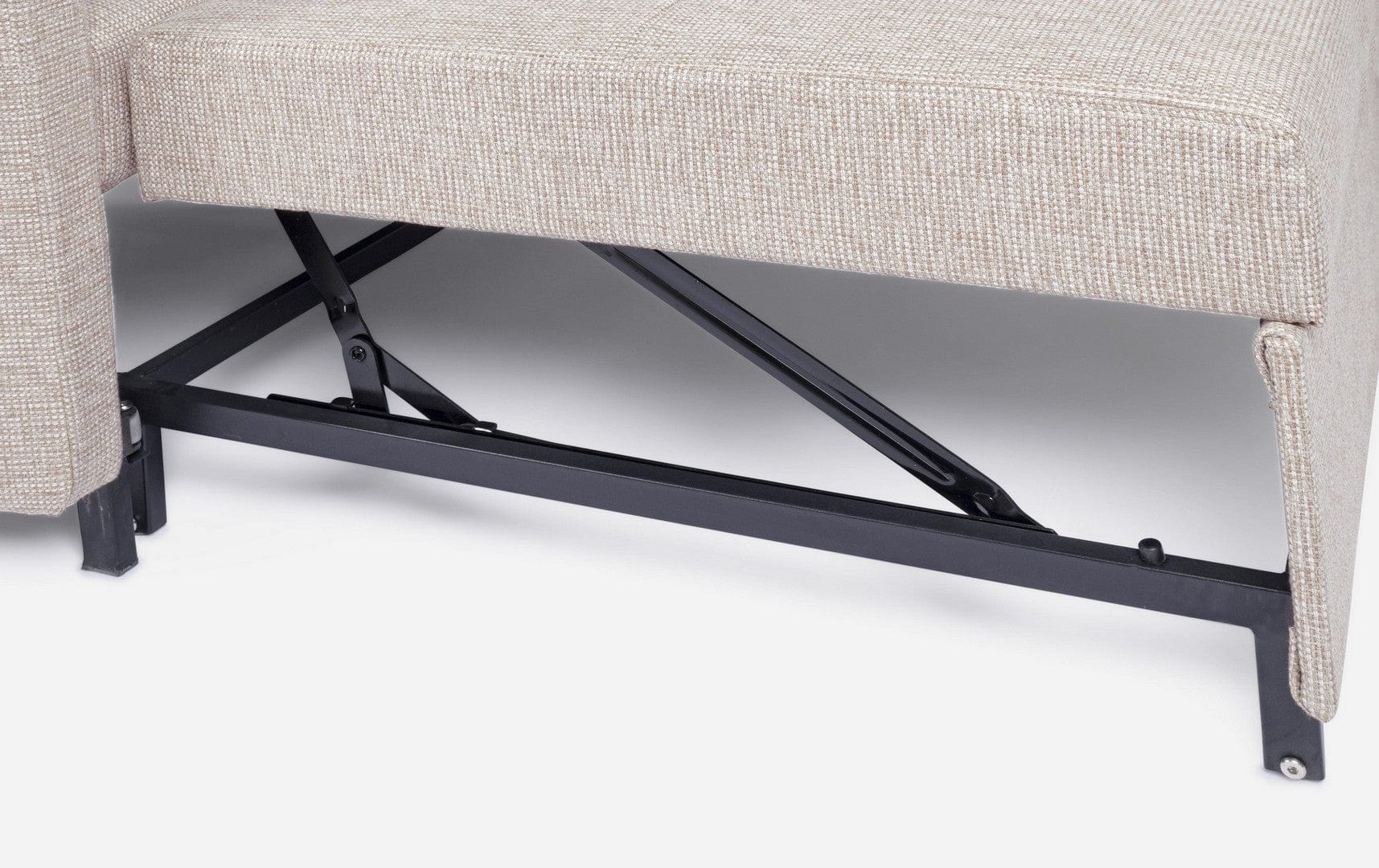 Bizzotto Divano Letto 2 posti in tessuto Clayton Beige