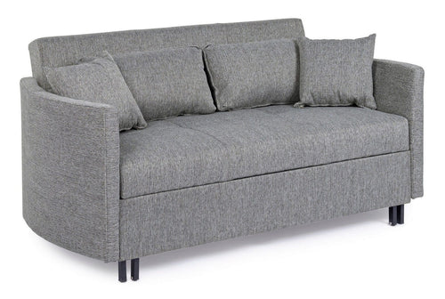Bizzotto Divano Letto 2 posti in tessuto Clayton Grigio