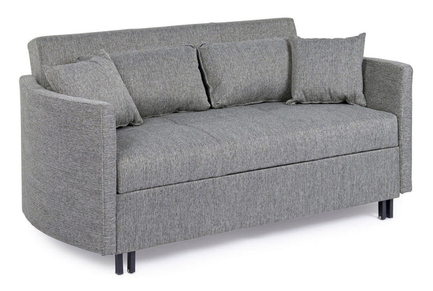 Bizzotto Divano Letto 2 posti in tessuto Clayton Grigio