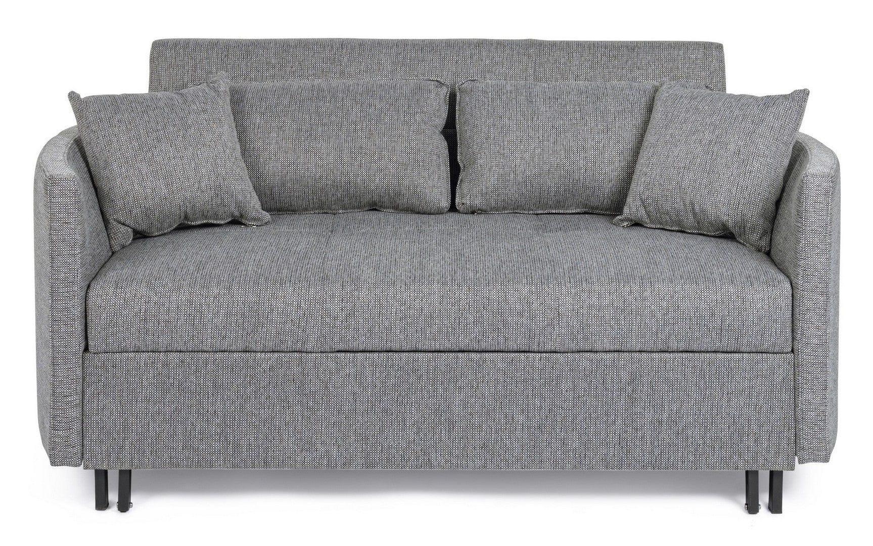 Bizzotto Divano Letto 2 posti in tessuto Clayton Grigio