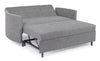 Bizzotto Divano Letto 2 posti in tessuto Clayton Grigio