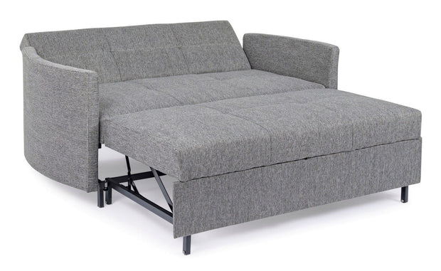 Bizzotto Divano Letto 2 posti in tessuto Clayton Grigio