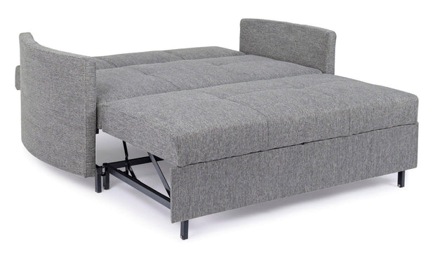 Bizzotto Divano Letto 2 posti in tessuto Clayton Grigio