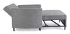 Bizzotto Divano Letto 2 posti in tessuto Clayton Grigio