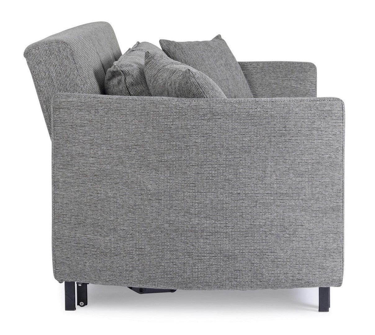 Bizzotto Divano Letto 2 posti in tessuto Clayton Grigio
