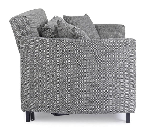 Bizzotto Divano Letto 2 posti in tessuto Clayton Grigio