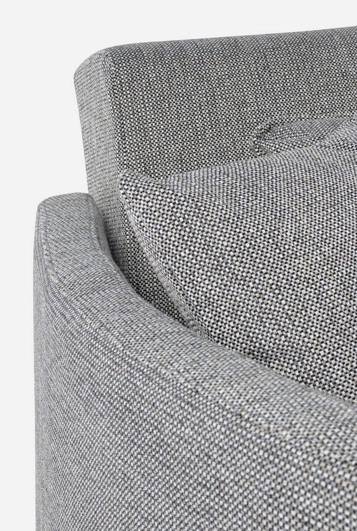 Bizzotto Divano Letto 2 posti in tessuto Clayton Grigio