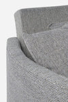 Bizzotto Divano Letto 2 posti in tessuto Clayton Grigio