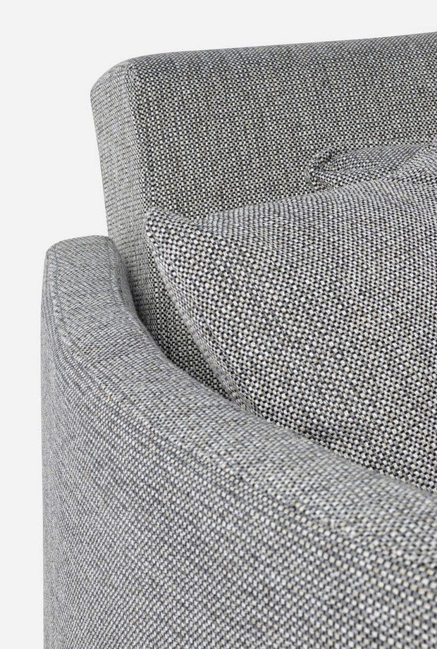 Bizzotto Divano Letto 2 posti in tessuto Clayton Grigio