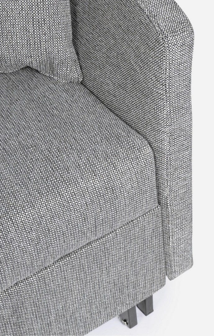 Bizzotto Divano Letto 2 posti in tessuto Clayton Grigio