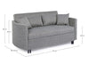 Bizzotto Divano Letto 2 posti in tessuto Clayton Grigio