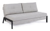 Bizzotto Divano Letto 2 posti in tessuto Hayden Grigio