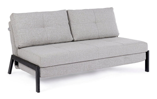 Bizzotto Divano Letto 2 posti in tessuto Hayden Grigio
