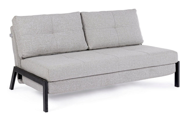 Bizzotto Divano Letto 2 posti in tessuto Hayden Grigio