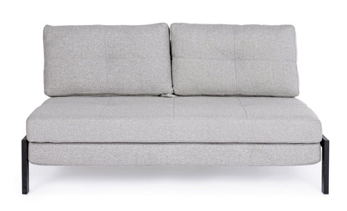 Bizzotto Divano Letto 2 posti in tessuto Hayden Grigio