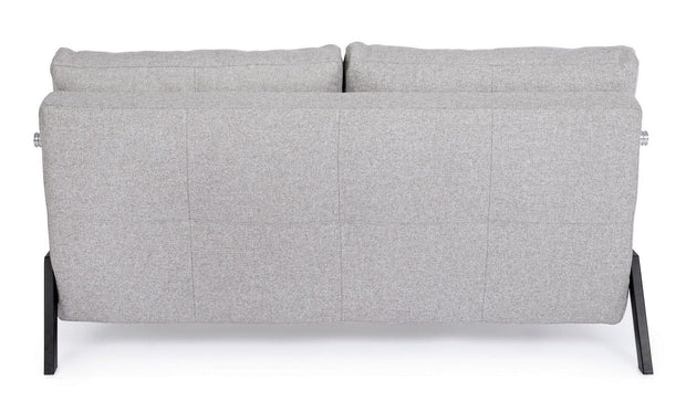 Bizzotto Divano Letto 2 posti in tessuto Hayden Grigio