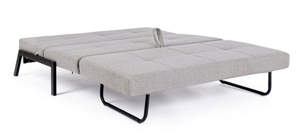 Bizzotto Divano Letto 2 posti in tessuto Hayden Grigio