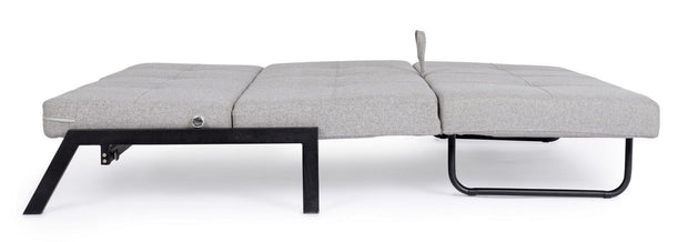 Bizzotto Divano Letto 2 posti in tessuto Hayden Grigio