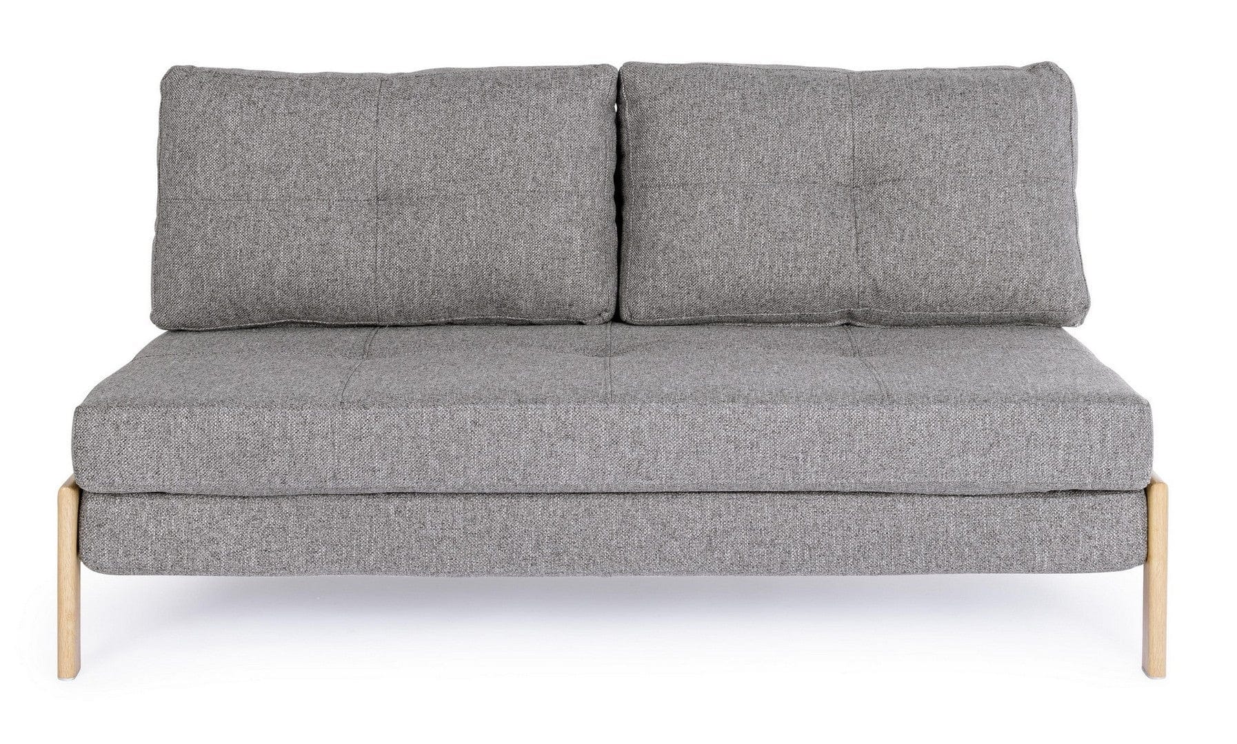 Bizzotto Divano Letto 2 posti in tessuto Hayden Grigio