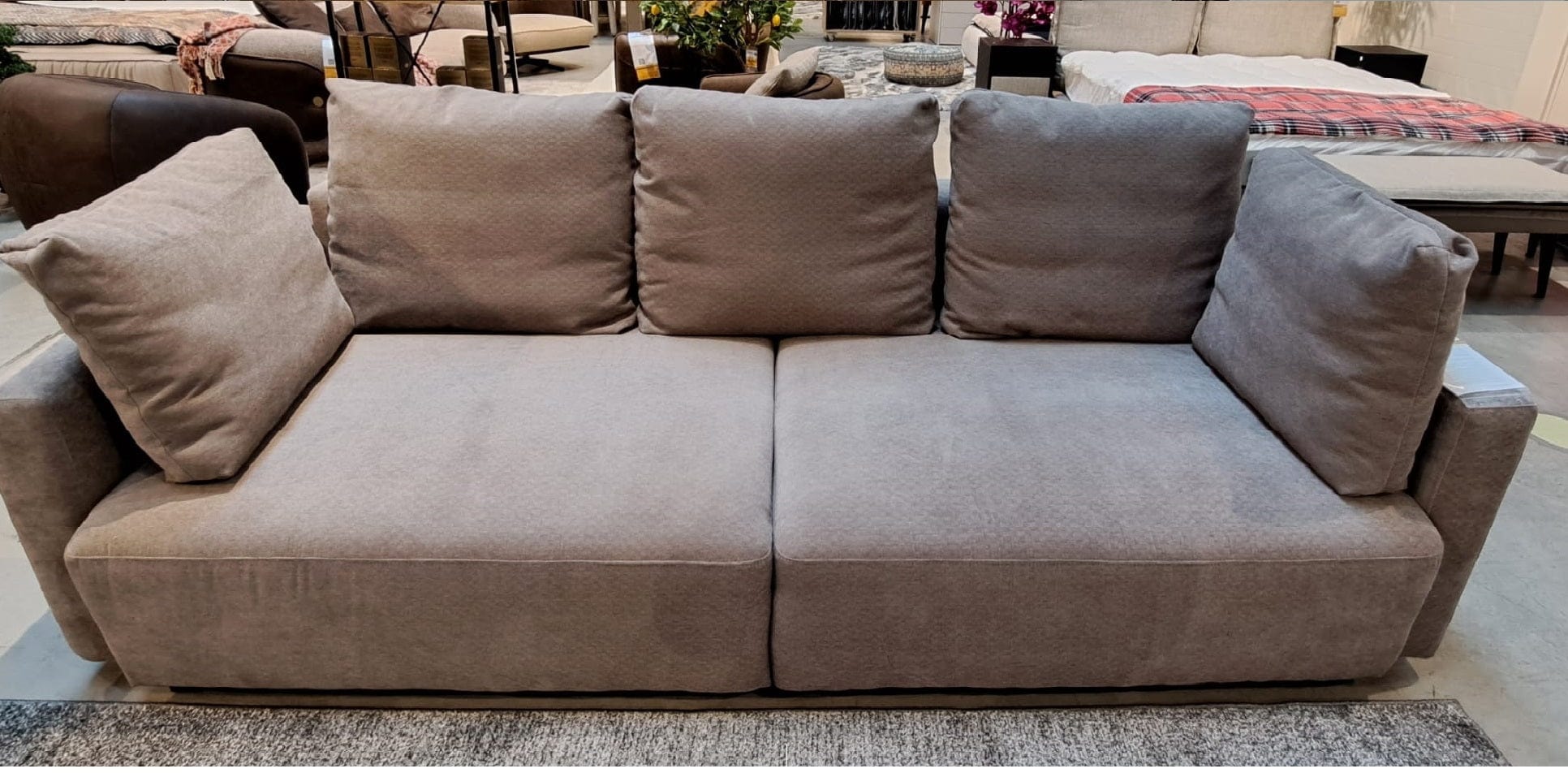 Divano Letto 3 posti con contenitore Espano Cappuccino (2)
