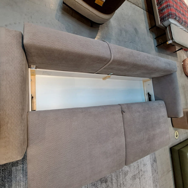 Divano Letto 3 posti con contenitore Espano Cappuccino (6)