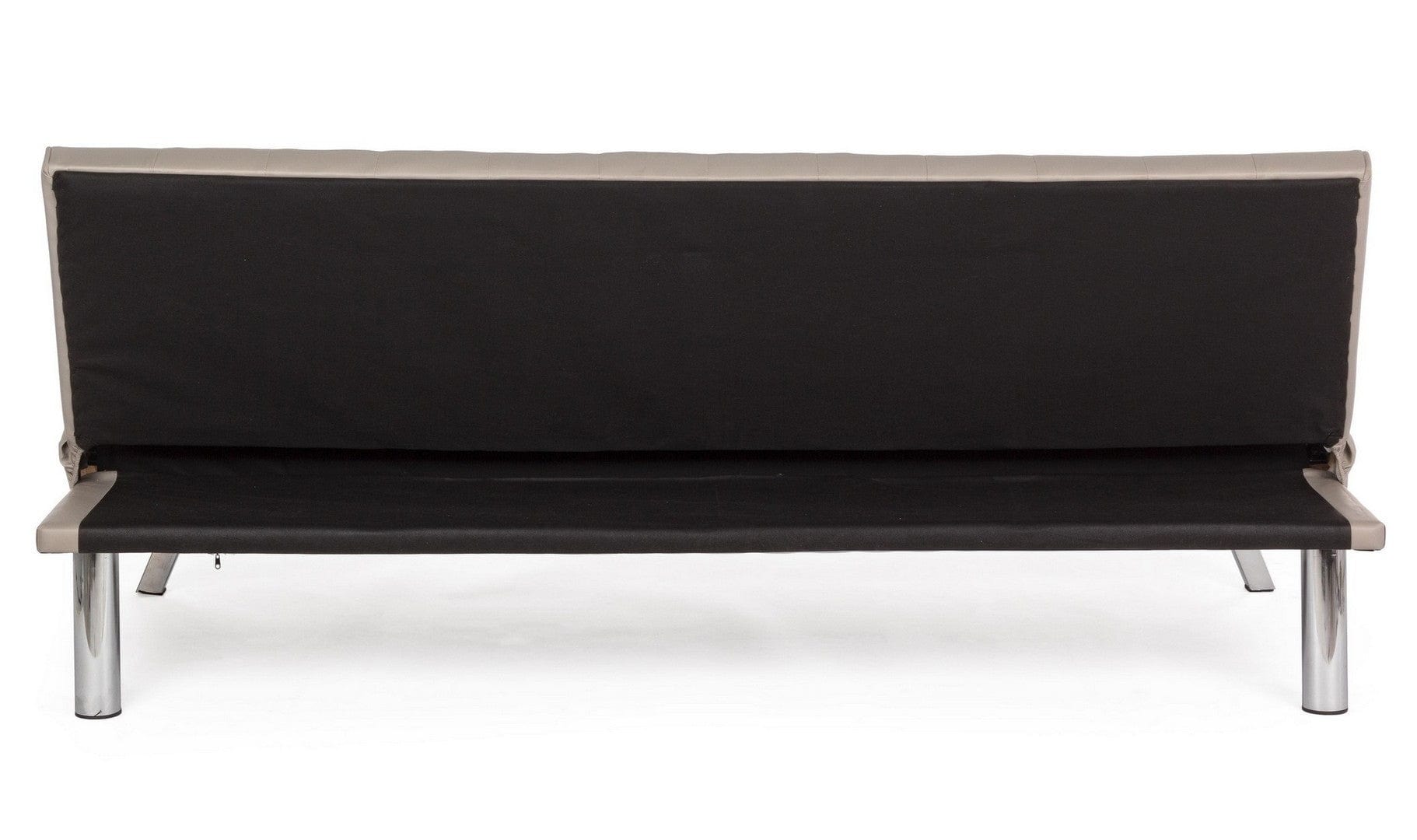 Bizzotto Divano Letto 3 posti in ecopelle Forbes Cappuccino