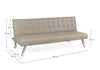 Bizzotto Divano Letto 3 posti in ecopelle Forbes Cappuccino