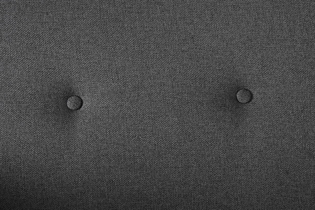 Bizzotto Divano Letto 3 posti in tessuto Bridjet Nero