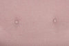 Bizzotto Divano Letto 3 posti in tessuto Bridjet Rosa