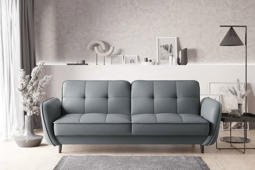 Eltap Divano Letto 3 posti in tessuto con contenitore Bellisima Plus Grigio