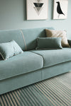 LeComfort Divano Letto 3 posti in tessuto con contenitore Noxar Verde