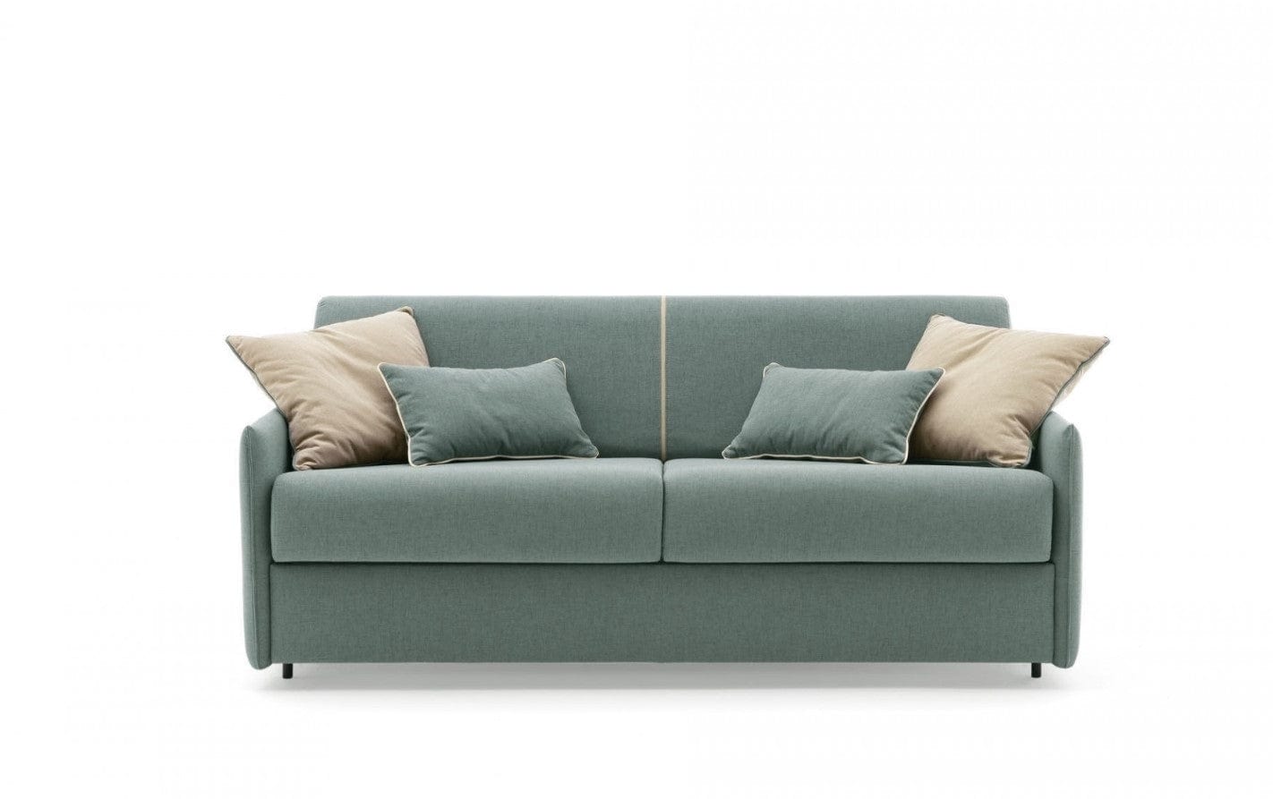 LeComfort Divano Letto 3 posti in tessuto con contenitore Noxar Verde