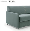 LeComfort Divano Letto 3 posti in tessuto con contenitore Noxar Verde