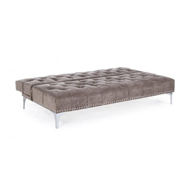 Bizzotto Divano Letto 3 posti in tessuto Daren Cappuccino