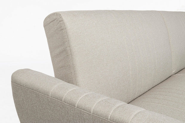 Bizzotto Divano Letto 3 posti in tessuto Johnny Beige