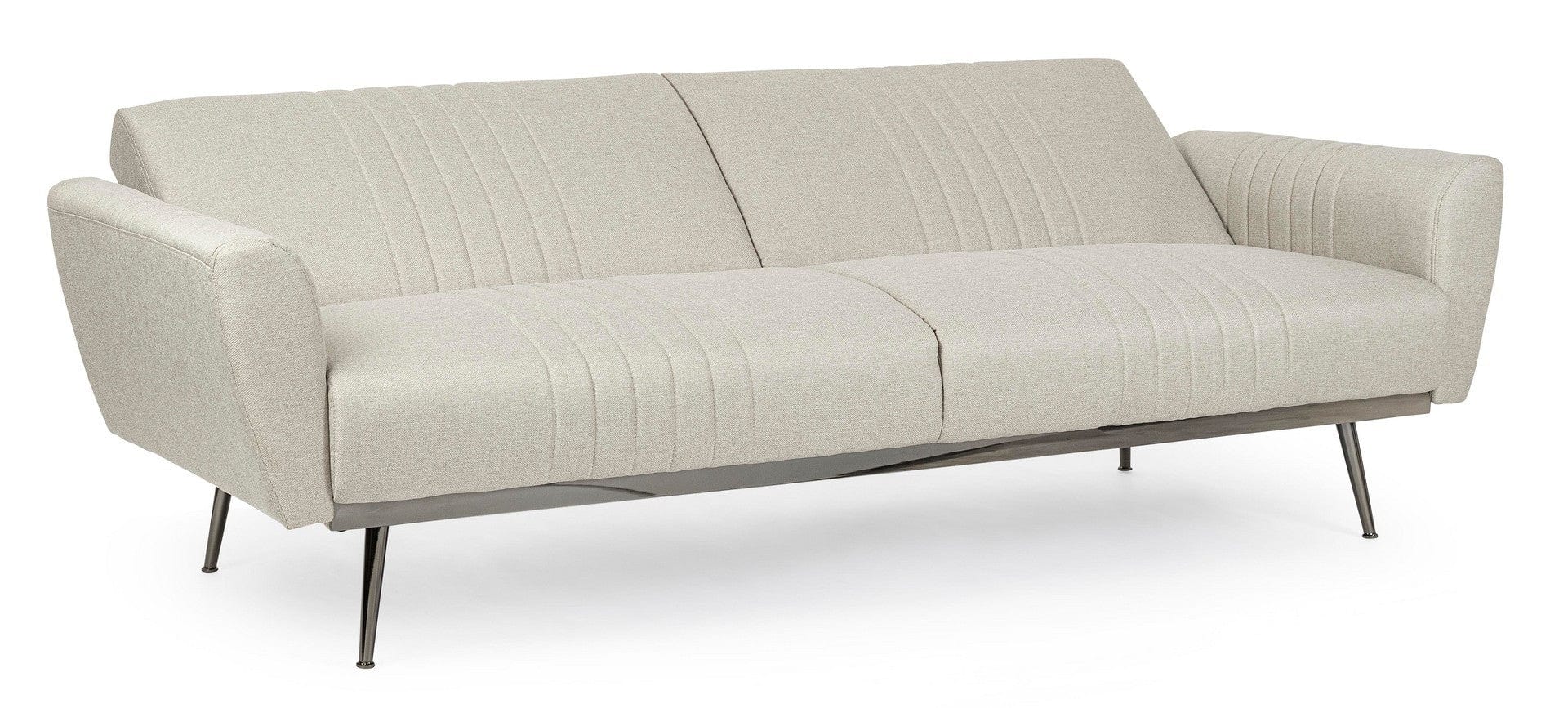 Bizzotto Divano Letto 3 posti in tessuto Johnny Beige