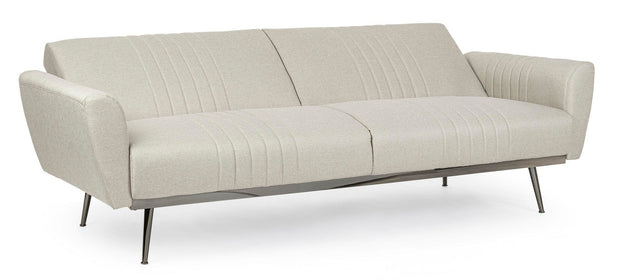 Bizzotto Divano Letto 3 posti in tessuto Johnny Beige