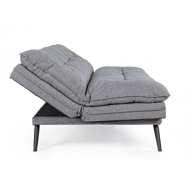 Bizzotto Divano Letto 3 posti in tessuto Joshep Grigio