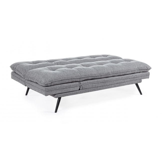 Bizzotto Divano Letto 3 posti in tessuto Joshep Grigio