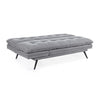 Bizzotto Divano Letto 3 posti in tessuto Joshep Grigio
