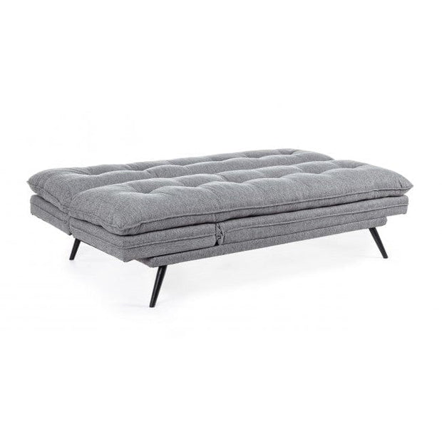 Bizzotto Divano Letto 3 posti in tessuto Joshep Grigio
