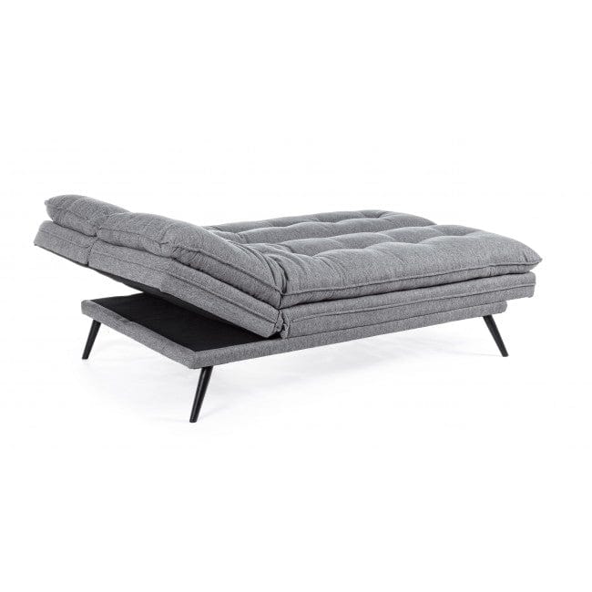 Bizzotto Divano Letto 3 posti in tessuto Joshep Grigio