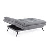 Bizzotto Divano Letto 3 posti in tessuto Joshep Grigio