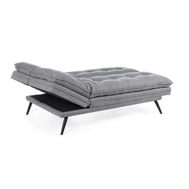 Bizzotto Divano Letto 3 posti in tessuto Joshep Grigio