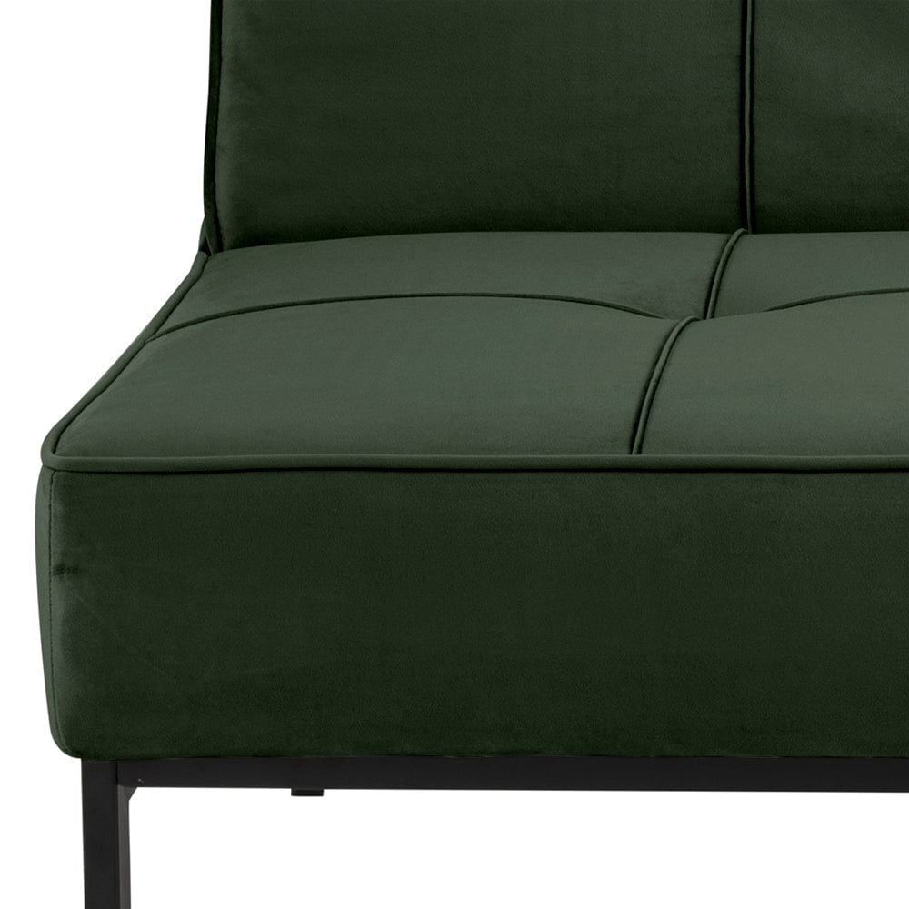 Actona Divano Letto 3 posti in tessuto Perugia Verde