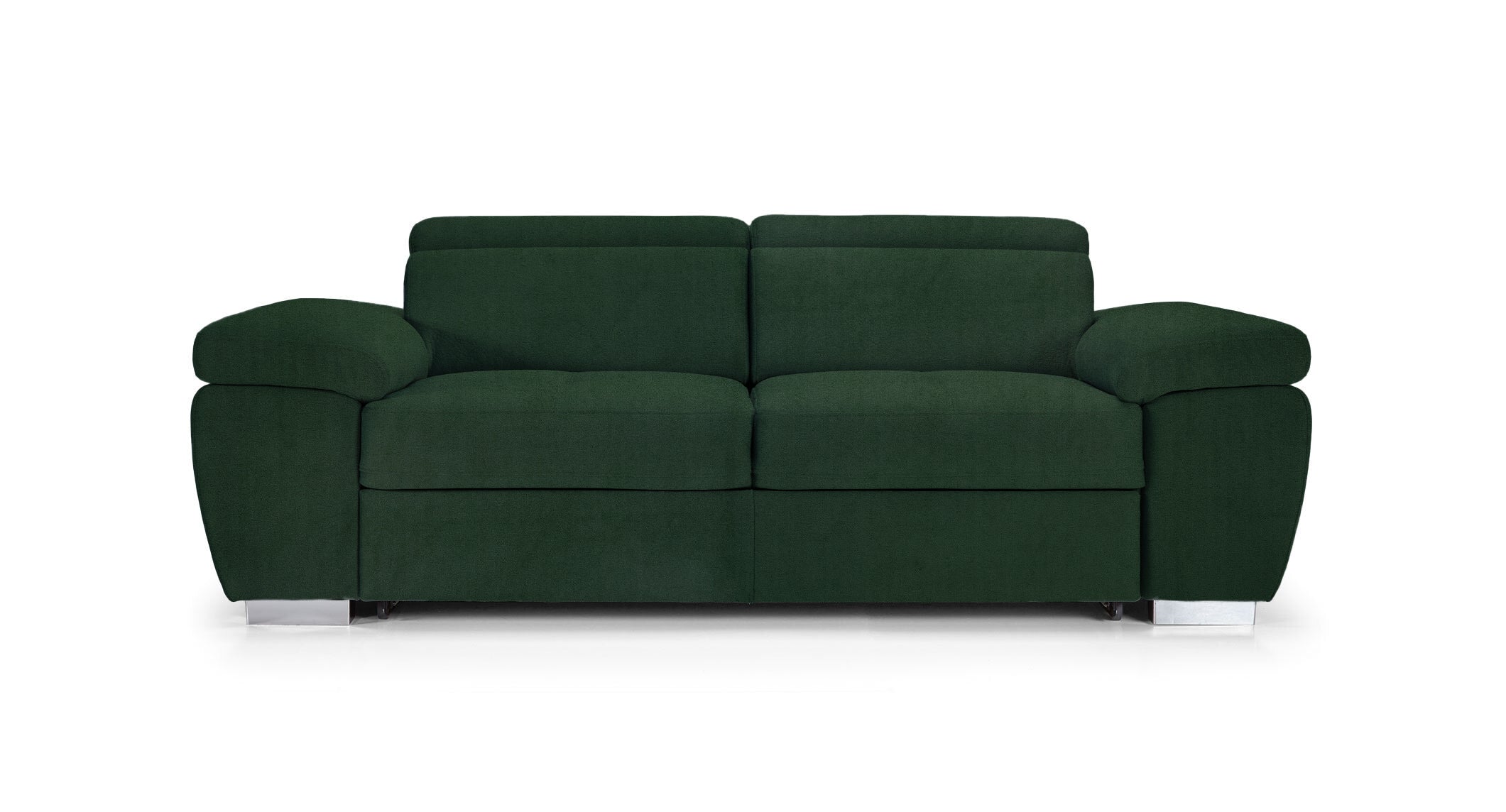 Divano Letto 3 posti in tessuto Rosi Verde (3)