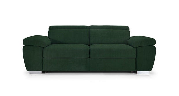 Divano Letto 3 posti in tessuto Rosi Verde (3)