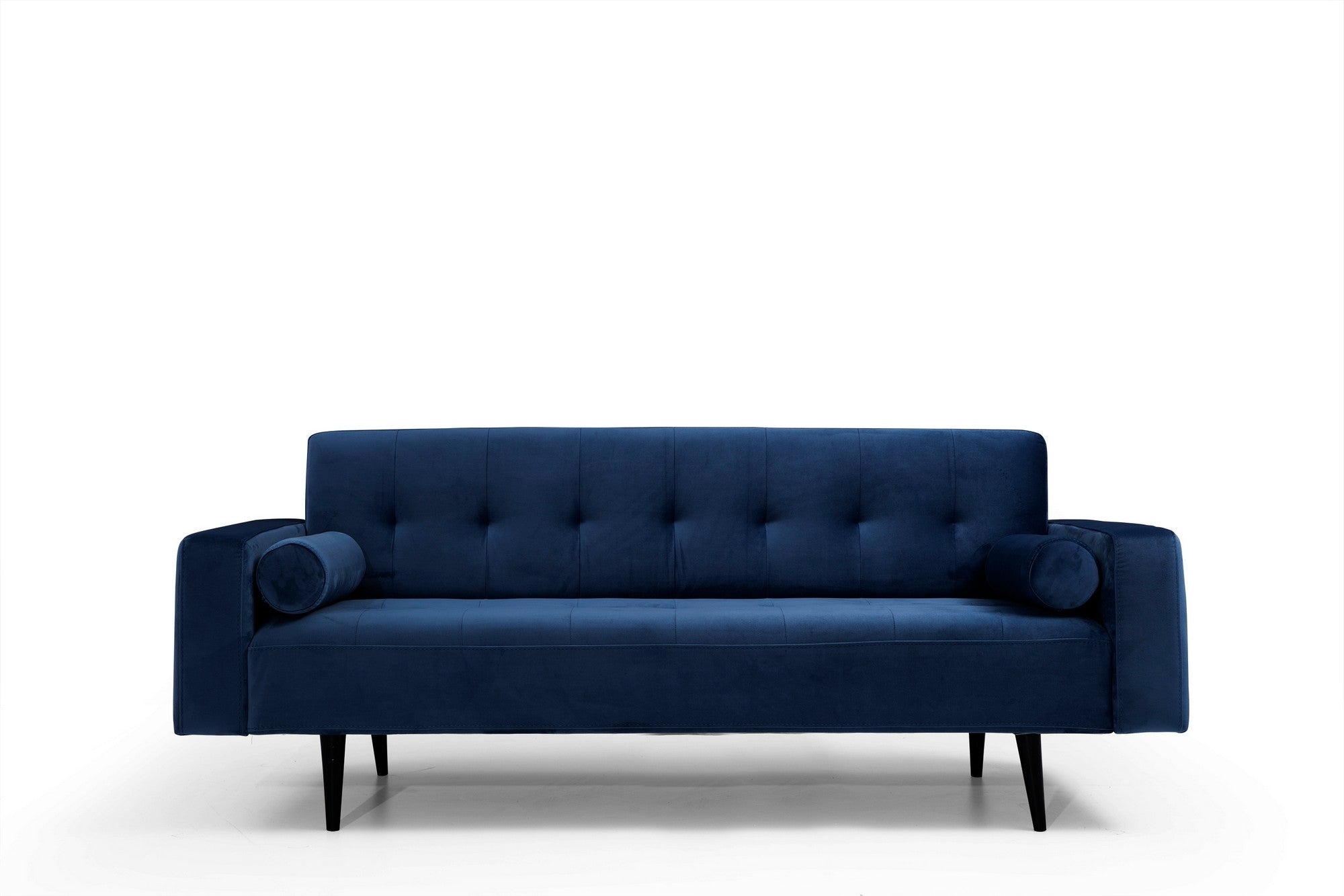 Asir Divano Letto 3 posti in velluto Derry Blu