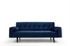 Asir Divano Letto 3 posti in velluto Derry Blu