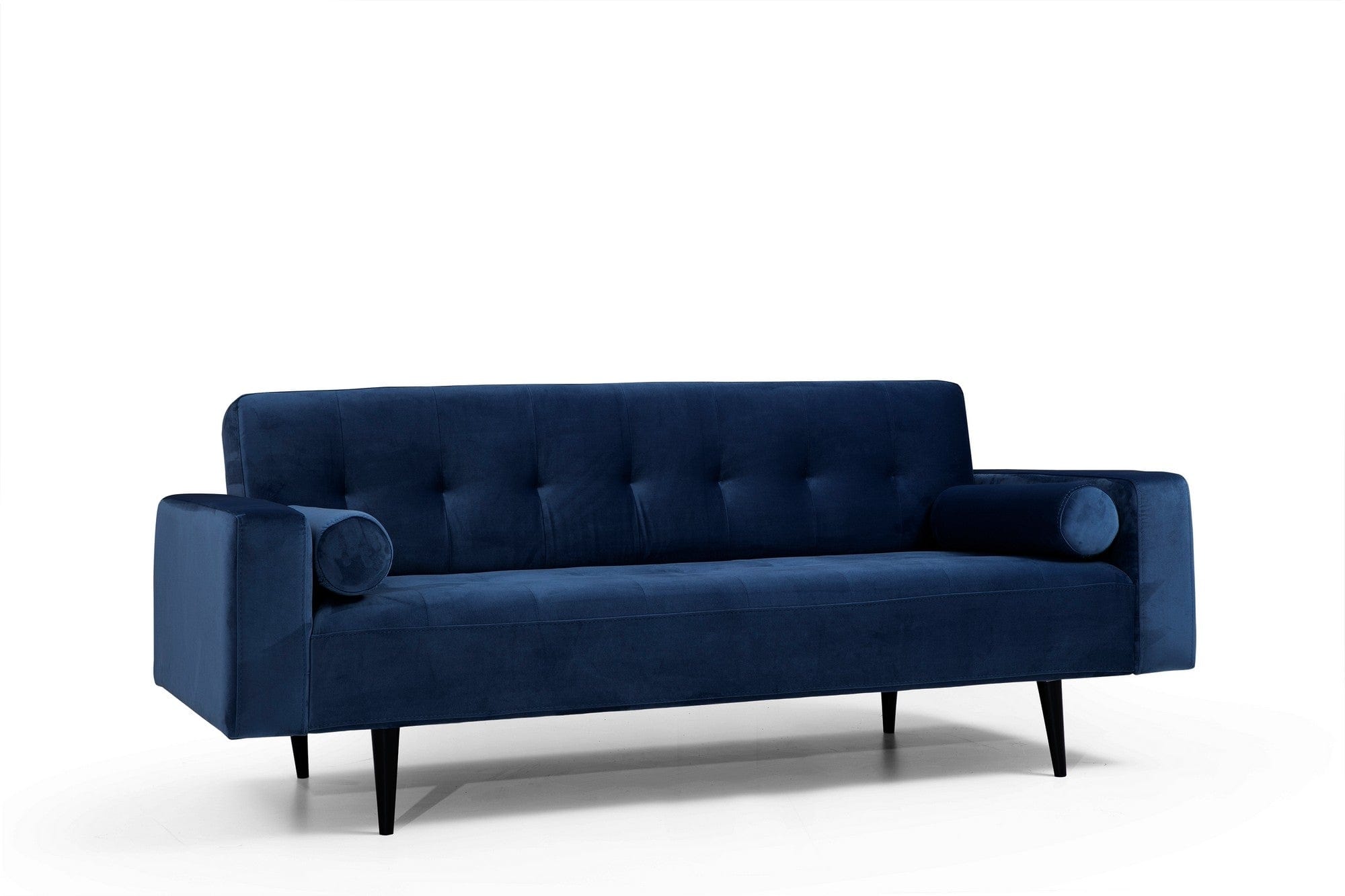 Asir Divano Letto 3 posti in velluto Derry Blu